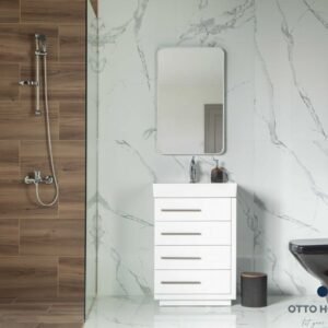 Adora 32" Light Gray Bathroom Cabinet
