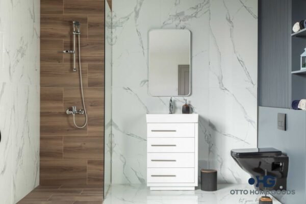 Adora 32" Light Gray Bathroom Cabinet