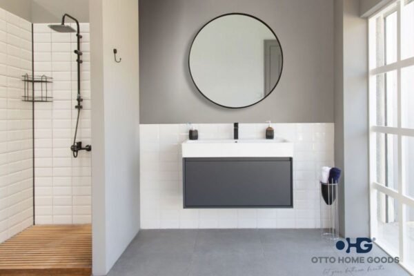 Gala 39" Dark Gray Bathroom Cabinet