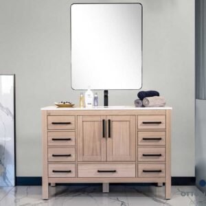 Ashley 48" Natural Oak Bathroom Cabinet