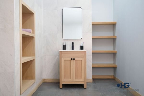 Aria Natural OAK 24" Bathroom Cabinet