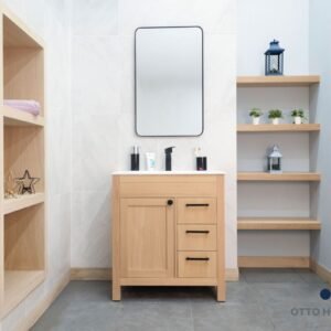 Aria Natural OAK 30" Bathroom Cabinet