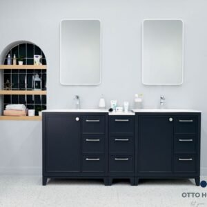 Frame Dark Gray 72" Bathroom Cabinet