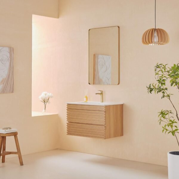 Linea 30 Inch Wall Mounted Bathroom Vanity